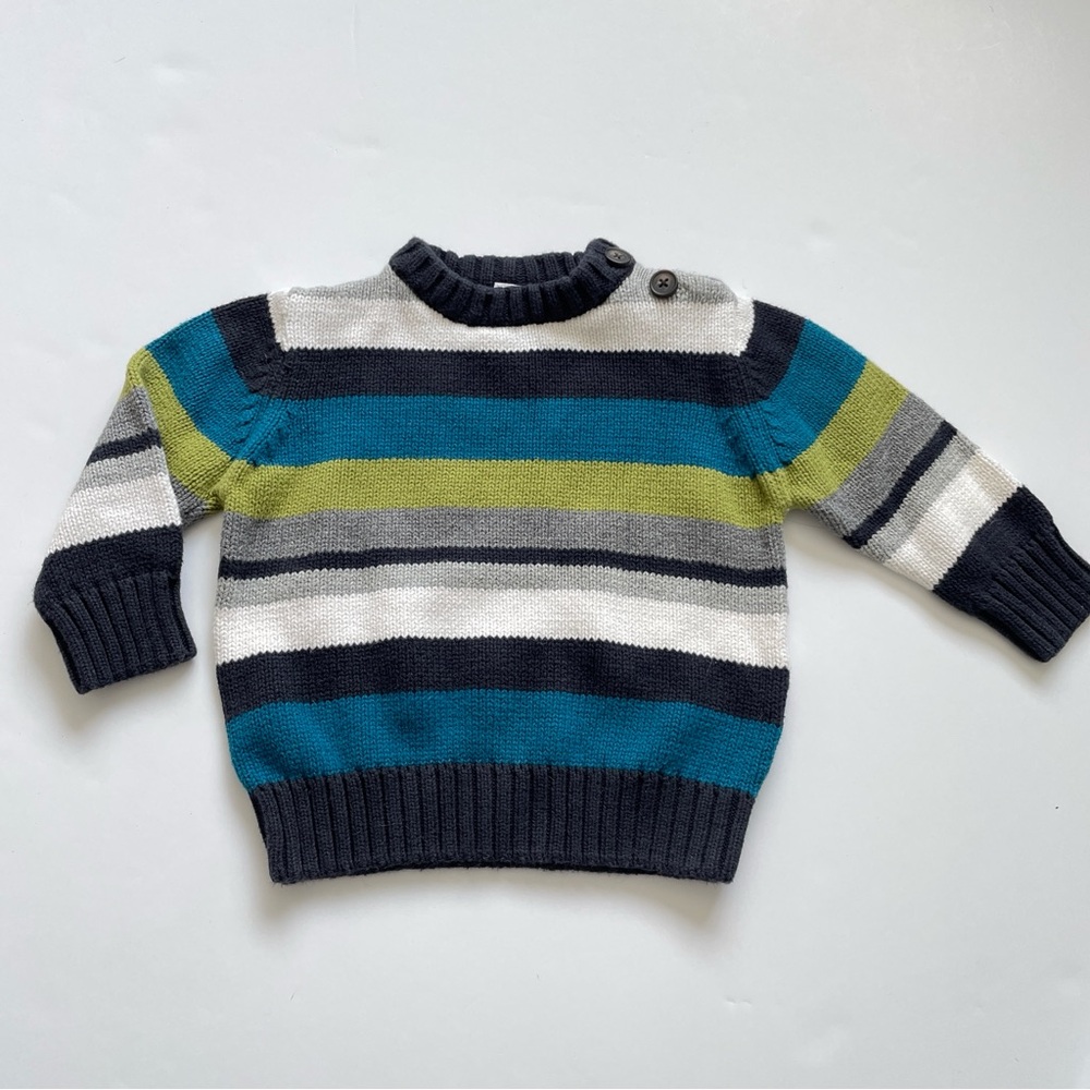 Gymboree Stripe Pullover Sweater - Picture 2 of 4